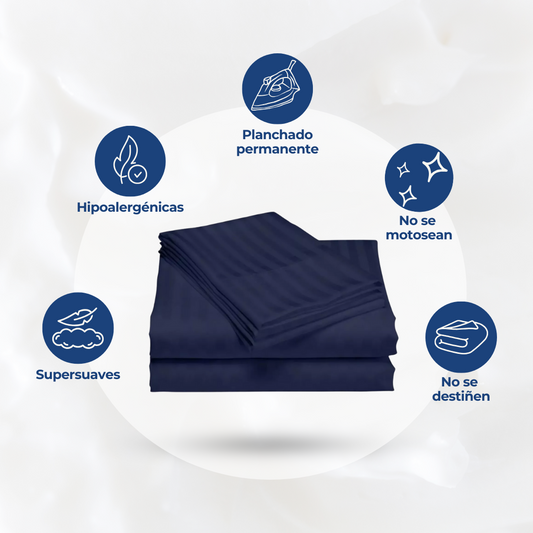 Sábanas Azul Oscuro