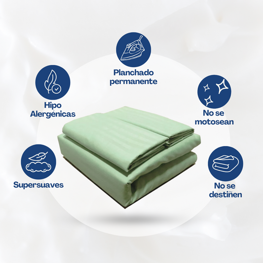Sábanas Verde Manzana